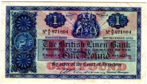 Scotland 1 pound 28.12.1955 Kv.1