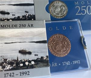 Molde by 250 år bronse og sølv Kv.0