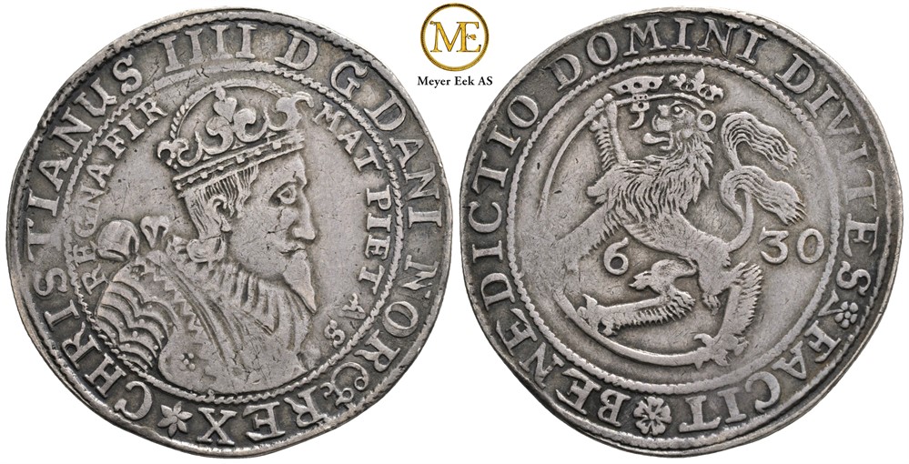 Speciedaler 1630 Christian IV. Kv.1/1+