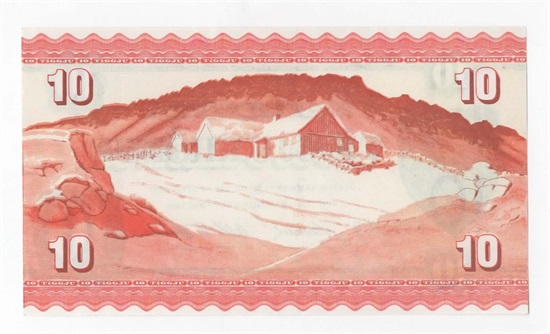 Færøyene 10 kronur 1949 (1959) kv, 0