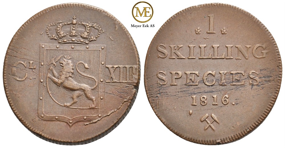 Skilling 1816 Carl XIII. Kv.01