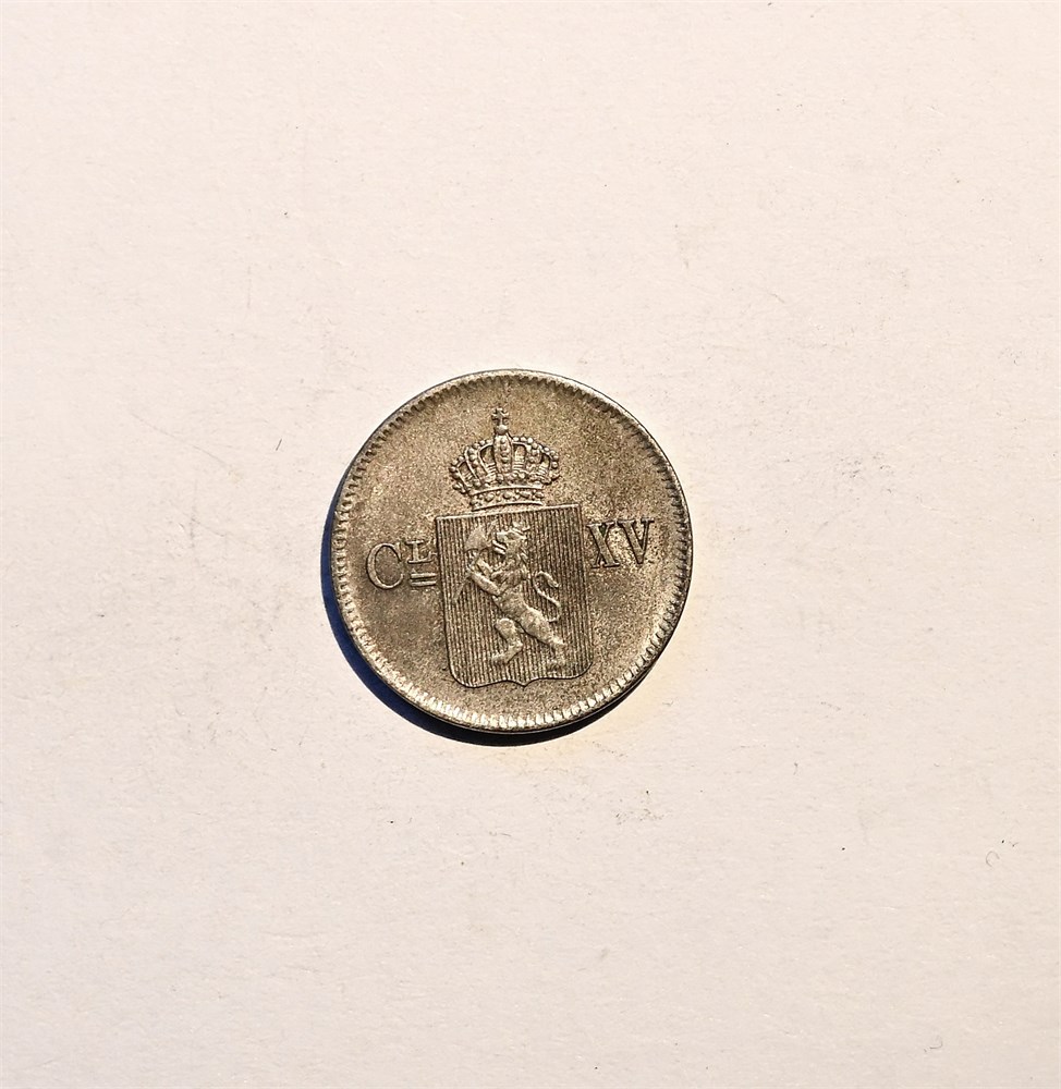 Norge 3 skilling 1868 kv. 01