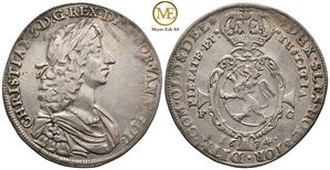 Speciedaler 1674 Christian V. Kv.1+
