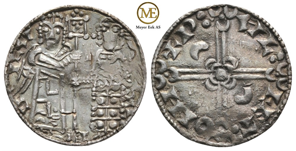 Penning Sven Estridsen (1047-1075) Danmark, Lund. Kv.1+/01