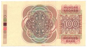 100 kroner 1979 HO. Erstatningsseddel. Kv.01
