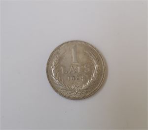 Latvia 1 lats 1924 Ex. Riibe 2009