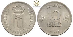 10 øre 1919 Haakon VII. Kv.0