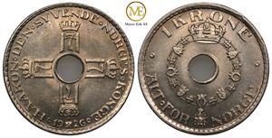 1 krone 1926 Haakon VII. Prakt