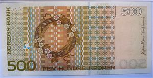500 kroner 2012. 7 utg. 66 EPQ