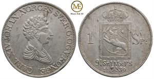 Speciedaler 1830 Carl XIV Johan. Kv.01