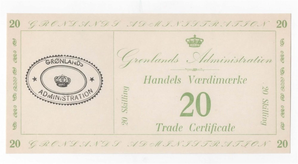 Grønland 20 skilling ND (1941) kv. 0