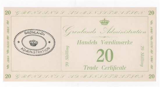 Grønland 20 skilling ND (1941) kv. 0