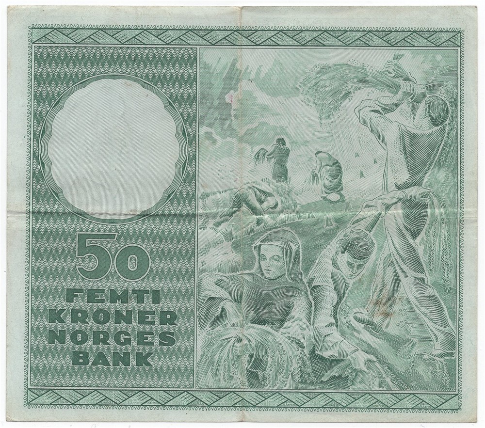 50 kroner 1964 E.6523694. Kv.1/1+