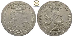 24 Skilling 1756 Frederik V. Kv.01