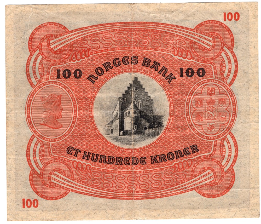 100 kroner 1942 C. Kv.1
