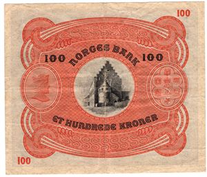 100 kroner 1942 C. Kv.1