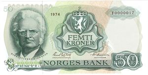 50 kroner 1983 R. 66 EPQ. Kv.0