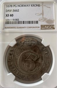 4 Mark 1678 Christian V. Kv.1+