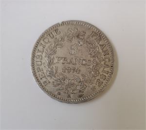 Frankrike 5 francs 1874 A