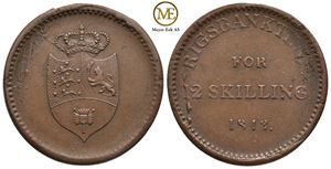 12 skilling 1813 Frederik VI. Kv.1+