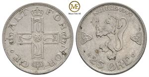 25 øre 1909 Haakon VII. Kv.01