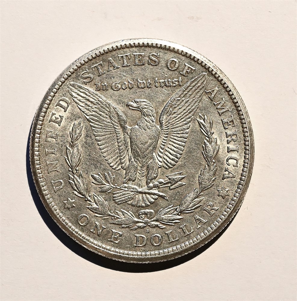 USA Morgan dollar 1921 S kv. 1+/01