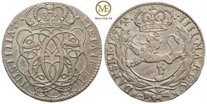 4 mark 1693 Christian V. Kv.1+/01