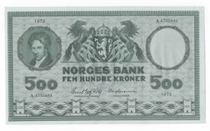 500 kroner 1973 A