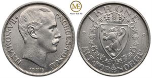 1 krone 1915 Haakon VII. Kv.0