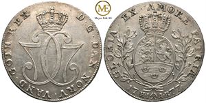 Speciedaler 1777 Christian VII. Kv.1+/01