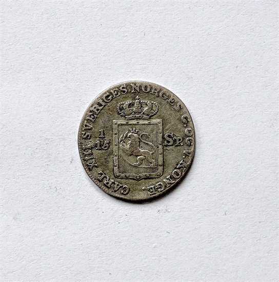 Norge 8 skilling 1817 kv. 1/1+