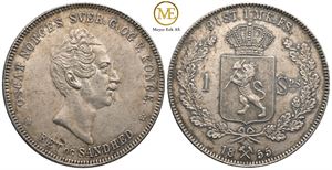 Speciedaler 1855 Oscar I. Kv.01