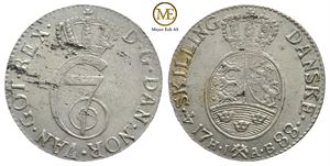 4 skilling 1788 Christian VII. Kv.1+/01