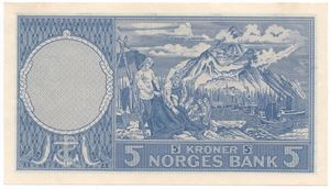 5 kroner 1956 D.4392706. Kv.0