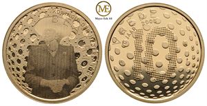 10 euro 2005 Nederland. 60 år med fred. Proof