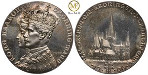 Kroningsmedaljen 1906 Haakon VII. Kv.0