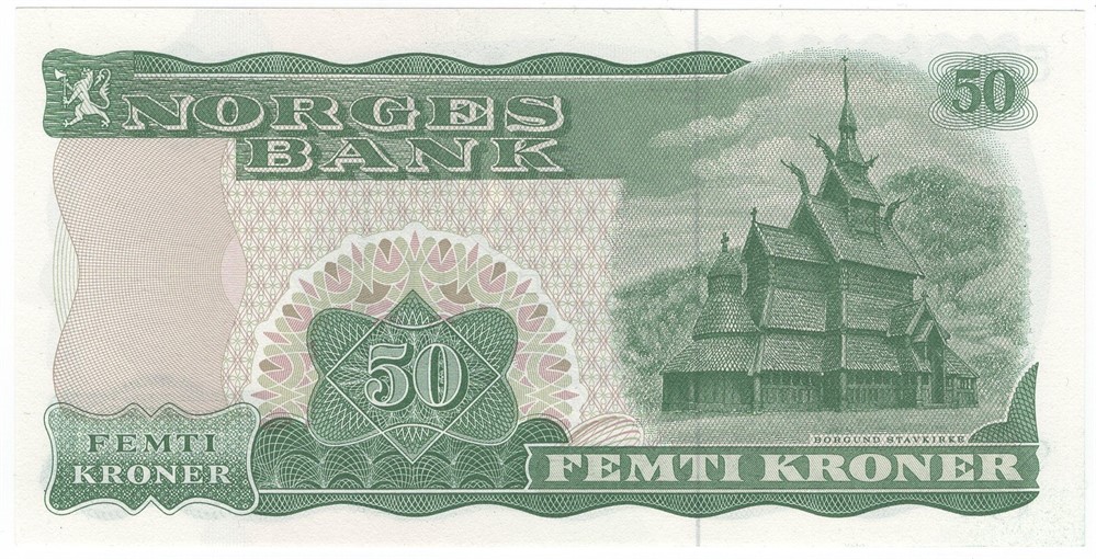 50 kroner 1975 G.4075704. Kv.0