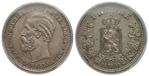 1 krone 1900 Oscar II. Kv.01