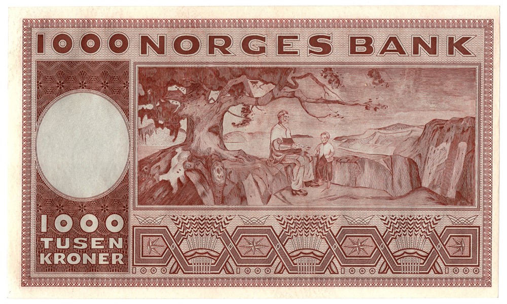 1000 kroner 1972 A.4755118. Kv.0/01