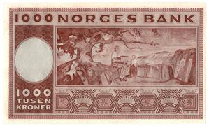 1000 kroner 1972 A.4755118. Kv.0/01