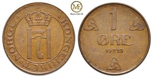 1 øre 1923 Haakon VII. Kv.0/01