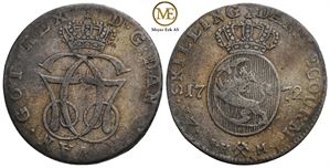 24 skilling 1772 Christian VII. Kv.1/1+