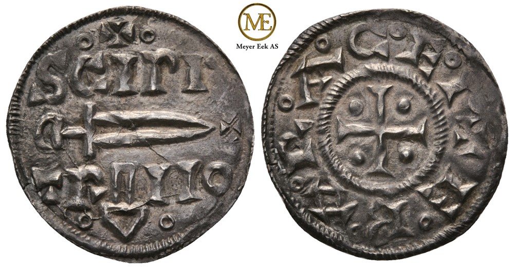 Penning  Sigtrygg, Jorvik (919-925) Kv.01