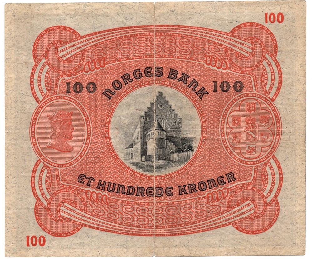 100 kroner 1931 A.9021784. Kv.1