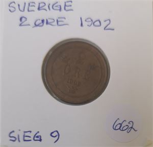 Sverige 2 øre 1902