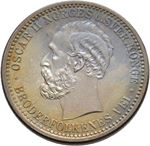 50 øre 1897 Oscar II. Prakt eksemplar