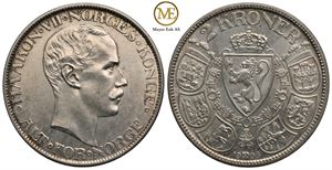 2 kroner 1908 Haakon VII. Kv.0