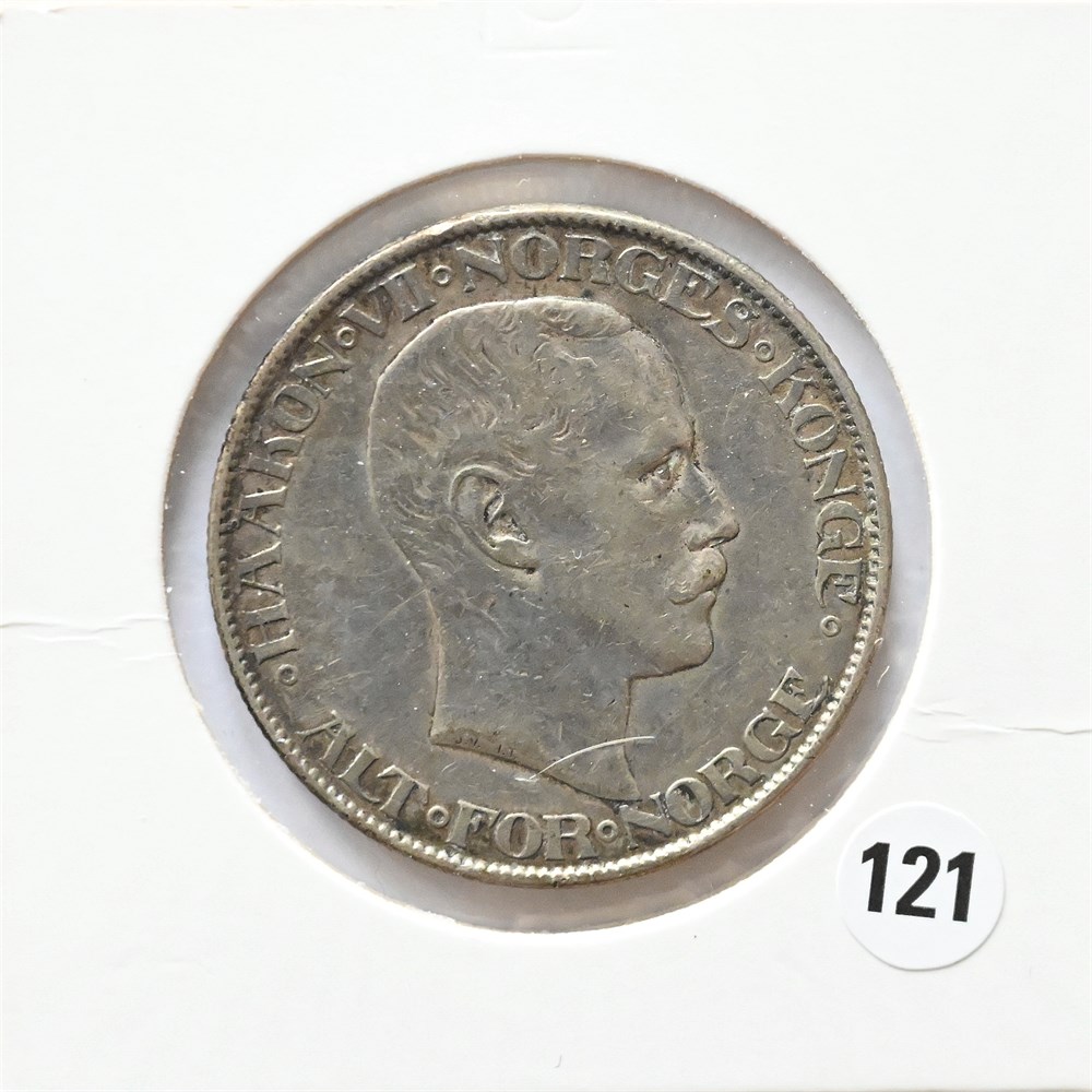 Norge 2 kroner 1908 kv.1