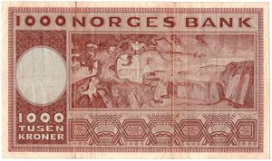 1000 kroner 1968 A.3135613. Kv.1-