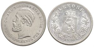 1 krone 1900 Oscar II. Kv.0/01